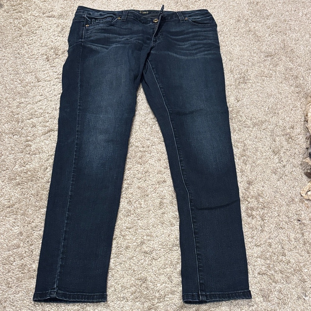 Michael Kors Dark Blue Legging Jeans 8